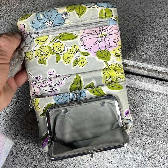 Vera Bradley Trifold Wallet Retired Watercolor - Picture 3 of 5
